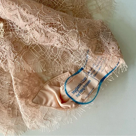 NWT Jonathan Simkhai Grommet Lariat Lace Bustier Bodysuit